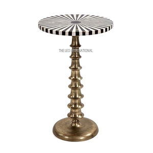 Conception attrayante en aluminium plaqué or supérieure meilleure vente nouvelle table d'appoint élégante au prix de gros - Product Image 5