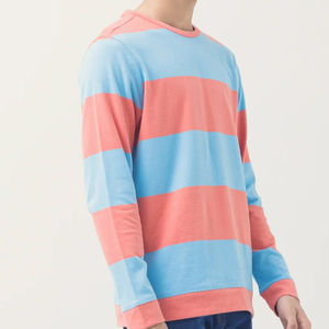 Sweat-shirt en coton pour homme de haute qualité en gros, personnalisé, uni, teint, col rond, ODM, fourniture de sweat-shirt en coton pour homme - Product Image 5