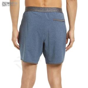 Pantalones Cortos Deportivos Transpirables de Algodón y Elastano con Logotipo Personalizado de Alta Calidad OEM para Hombre, Pantalones Cortos Deportivos para Correr, Gimnasio y Entrenamiento - Product Image 2