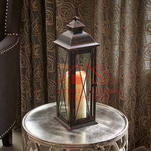 Linterna con vela para hotel y restaurante Más popular 2025 Superventas Linterna de vela de color bronce antiguo Superventas - Product Image 2