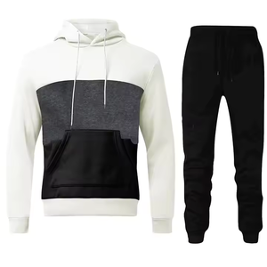 Trajes de chándal con etiqueta personalizada, ropa de calle, chándal para hombre, conjunto de pantalones de chándal y Sudadera con capucha, chándal ajustado - Product Image 4