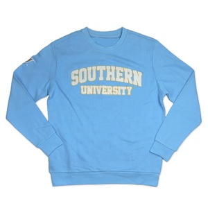 Haga su propio logotipo de lana y bordado de La Universidad del Sur Azul cielo Otoño Ropa universitaria Sudaderas con capucha Sudadera - Product Image 1