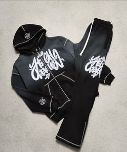 High Quality Custom Casual Clothing Blank Plain Vintage <b>Pullover</b> Tracksuits Set for <b>Men</b> Top Selling Sweat Suits For Man - Product Image 6