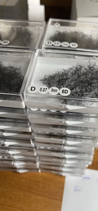 Pestañas Postizas Premium Hechas a Mano ELFA CC para Pelo Sintético de 0.10mm, Volumen Completo, 500 Unidades, Hechas en Vietnam - Product Image 6