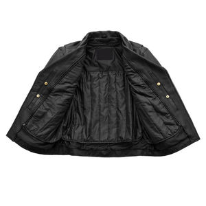 Veste de moto en cuir vintage unisexe 2026, coupe-vent, pour la conduite à moto, fabricant d'exportation en gros personnalisé - Product Image 6