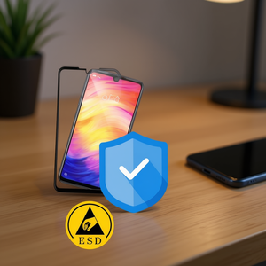 Film antistatique à couverture intégrale pour protection d'écran iPhone 14 - Product Image 2