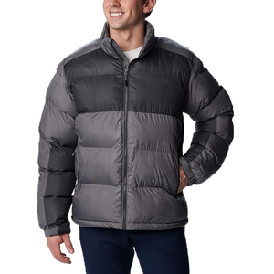 Chaqueta de golf acolchada con cremallera completa y soporte de LICRA poliéster y nailon con logotipo personalizado de fábrica OEM para hombre - Product Image 5