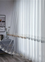 Rideaux transparents blancs pour chambre à coucher Sheers et rideaux Rideaux transparents élégants pour égayer n'importe quel style d'intérieur de pièce