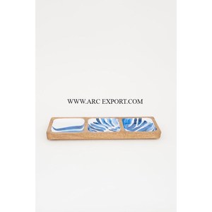 Bandejas para servir comida y aperitivos de lujo de la mejor calidad Diseño atractivo 3 Fechas de postre de partición y bandeja de artículos para servidor de alimentos - Product Image 3