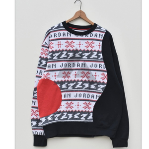 เสื้อสเวตเชิ้ตผู้ชายผ้าฟลีซหนานุ่ม คอกลม ทรงหลวม อุ่นสบายสำหรับฤดูหนาว ผลิตจากผ้าฝ้าย 100% รับปักและสกรีนลายตามสั่ง ระบายอากาศได้ดี - Product Image 5