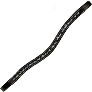 Premium Genuine Real Luxury Leather Flat DIY Leather U-shaped Brow Band for Bridles for Horses Hot Selling Latest Best Quality - Product Image 1