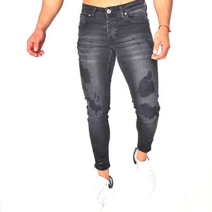 กางเกงยีนส์ขายาวสำหรับผู้ชายไซส์ใหญ่พิเศษเสื้อผ้าตามสั่ง - Product Image 6