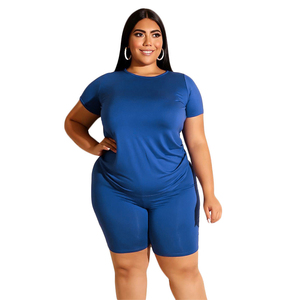 Vêtements en gros nouveauté grande taille pantalons d'été femmes 2 pièces ensembles décontractés 2025 - Product Image 5