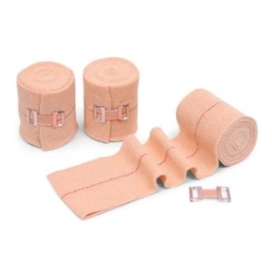 Vendaje de crepé elástico médico, envoltura de compresión de algodón suave para soporte y recuperación de esguinces, distensiones y dolor en las articulaciones - Product Image 1