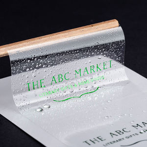 Chất lượng cao tùy chỉnh vàng đóng dấu logo nhãn không thấm nước bán buôn Laser Sticker mã vạch vĩnh viễn dính hình chữ nhật hình dạng - Product Image 3