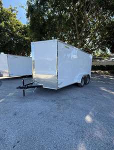 Remorque de fret fermée de qualité supérieure 7x14, système hydraulique durable avec composants de base pour remorque de tracteur - Product Image 4