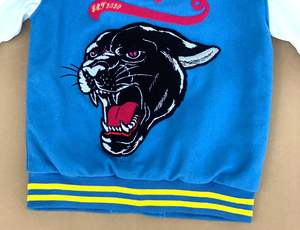 OEM Personnalisé High Street Hiver Laine Chenille Broderie Réversible Respirant Lettermen Vintage Varsity College Veste Hommes - Product Image 2