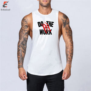 Hauts de gymnastique sans manches personnalisés à la mode pour hommes Débardeur de musculation court Vêtements de gymnastique pour la musculation - Product Image 5