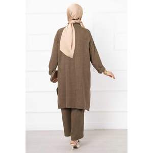 Ensemble 2 pièces en lin tenue longue double vison pour l'été tailles XS à 5XL coupe ample - Product Image 3