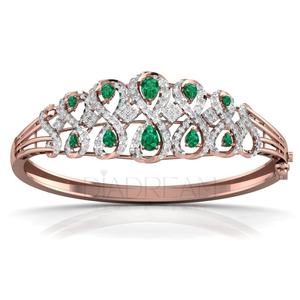 925 Sterling <b>Silver</b> Green Pear and round Diamond <b>Bracelet</b> 925 Sterling <b>Silver</b> <b>Charm</b> <b>Bracelet</b> for Women Perfect Gift for Women - Product Image 3