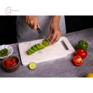 เขียงหินอ่อนสีขาวสำหรับตกแต่งห้องครัวเป็นมิตรกับสิ่งแวดล้อมแผ่นหินอ่อนลายหินอ่อน - Product Image 2