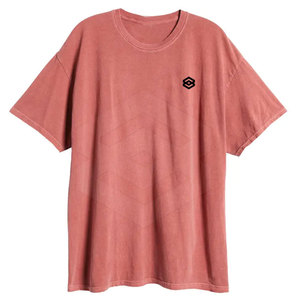 Camiseta de manga corta de verano hecha a medida, camiseta de hombro caído de gran tamaño de tela de algodón 100% - Product Image 1