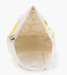 Sac fourre-tout en toile résistant à l'eau avec logo personnalisé imprimé, fermeture à glissière, doublure en coton, multi-usages pour la plage/les courses/les voyages - Product Image 2