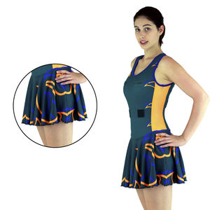 Tenue de tennis pour femme la plus vendue, Nouveautés 2025, Motif floral, Sans manches, Respirante sur le devant, Évacuation de l'humidité, Personnalisable - Product Image 5