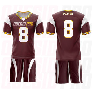 ชุดยูนิฟอร์มฟุตบอลธงแบบสั่งพิมพ์ลายเอง ชุดยูนิฟอร์มทีมแบบซับลิเมชั่นส่วนบุคคลสำหรับการเล่นในสโมสร เสื้อผ้าฟุตบอลธง - Product Image 4