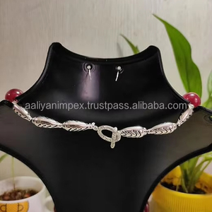 Magnifique collier en résine de perles marron de 12 pouces ensemble de bijoux faits à la main pour femmes et filles pour les occasions de mariage AALIYAN IMPEX Style Love - Product Image 1