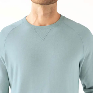Sweat-shirts à col rond pour hommes Style de rue personnalisé pour hommes, pull-over en coton d'hiver en vrac uni pour hommes, vente en gros - Product Image 5