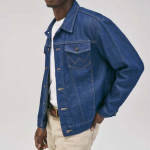 Haute qualité Street Wear veste de pluie hommes nouveau Style à manches longues vêtements pour hommes veste en jean mode à manches longues contraste pour les garçons - Product Image 2