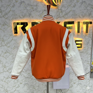 Trending Fashion Customer Demanded Wool and Silk Men's Jacket with <b>Covered</b> <b>Button</b> Closure versity jackets Lettermen jackets - Product Image 5