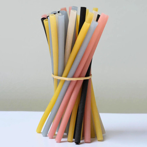 Pajitas de polvo de arroz de colores bonitos, la mejor pajita de tapioca biocompostable para beber jugo y harina para cóctel - Product Image 2