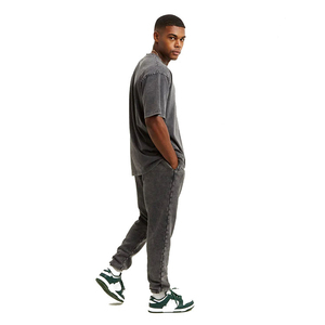 เสื้อยืดโอเวอร์ไซส์ผู้ชาย ผ้าฝ้าย 100% สไตล์สตรีทแวร์ ดีไซน์เรียบง่าย ใส่สบายทุกวัน สไตล์โมเดิร์น คลาสสิก - Product Image 4