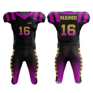 Uniforme de football américain au style unique, style personnalisé, en polyester, uniforme d'équipe de football américain - Product Image 1