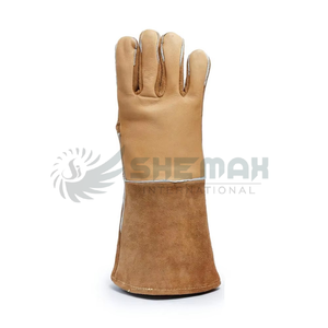 Gants de soudage résistants à la chaleur, aux flammes et aux étincelles, protection supplémentaire pour la fonderie de forgeron et la manipulation de la cheminée - Product Image 4