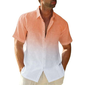 Vente chaude Sublimation Respirant Sur Mesure Hommes Chemises De Vacances D'été Écologique À Séchage Rapide T-shirts De Plage - Product Image 5