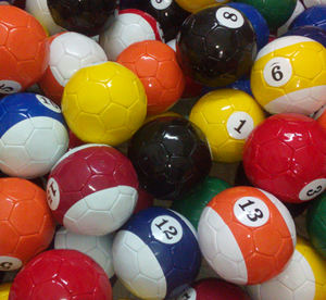 Taille extérieure 5-1 Snookball Football Handball Billard Ballons de football-pour les joueurs de football de piscine - Product Image 1