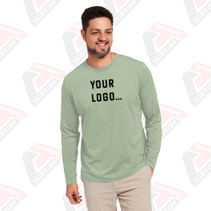 Heritage Men's Long Sleeve Cotton Jersey T-<b>Shirt</b> Timeless Comfort with Eco-Friendly Features-Summer Denim Batik <b>Corduroy</b> Fabrics - Product Image 5