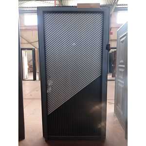 Puerta de Seguridad de Acero Inoxidable Posmoderna ABSDOOR, Aislamiento Térmico Exterior, Garantía de 2 Años para Apartamentos, Hoteles y Villas - Product Image 6