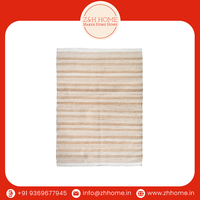 Tapis tissé à la main en laine et jute Z&H HOME, design simple, lavable, antidérapant, tissage plat, luxe, pour la maison, salon, salle à manger