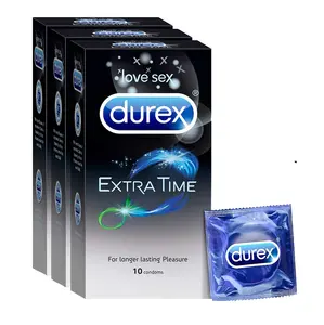 Vente en gros de préservatif Durex pour homme, marque de plaisir sexuel à longue durée