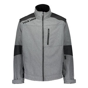 Chaqueta Softshell para hombre de alta calidad, chaqueta cortavientos personalizada transpirable, chaquetas para exteriores con logotipo OEM personalizado - Product Image 3