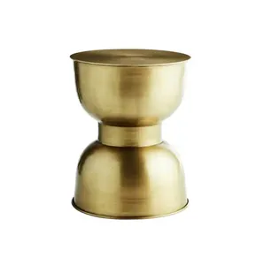 Taburete de metal martillado de diseño creativo de calidad superior hecho a mano mesa central lateral de diseñador único Color personalizado al por mayor - Product Image 6