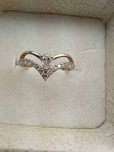 Bague en diamant Moissanite exquise taille poire bijoux de fiançailles en or 14K or OEM ODM usine fabricant fournisseur - Product Image 3