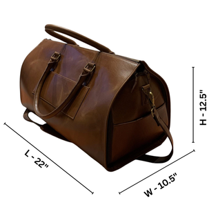 Sac de voyage de luxe extensible en cuir véritable personnalisable de haute qualité, sac de week-end, sac à bandoulière, bagage réglable - Product Image 2