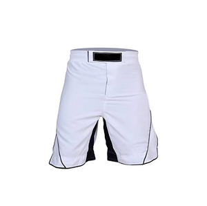 Pantalones Cortos de Jiu Jitsu MMA con Logotipo Personalizado Negro, 100% Poliéster, Transpirables y de Secado Rápido - Product Image 3