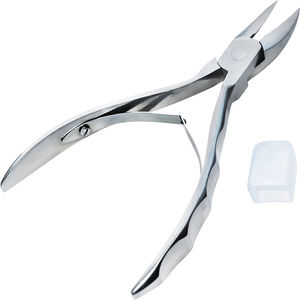 4,75 \ "4,5 \" 4 \ "Toe Nail Nipper Tijera Mango liso curvo Instrumentos de belleza Acero inoxidable Lap Joint Wire Spring para dedo - Product Image 1