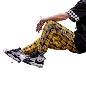 กางเกงผ้าฝ้ายย้อมเส้นด้ายทรงปกติสำหรับผู้ชาย สวมใส่สบาย เหมาะสำหรับทำงาน เดินทาง และมีสไตล์ - Product Image 5